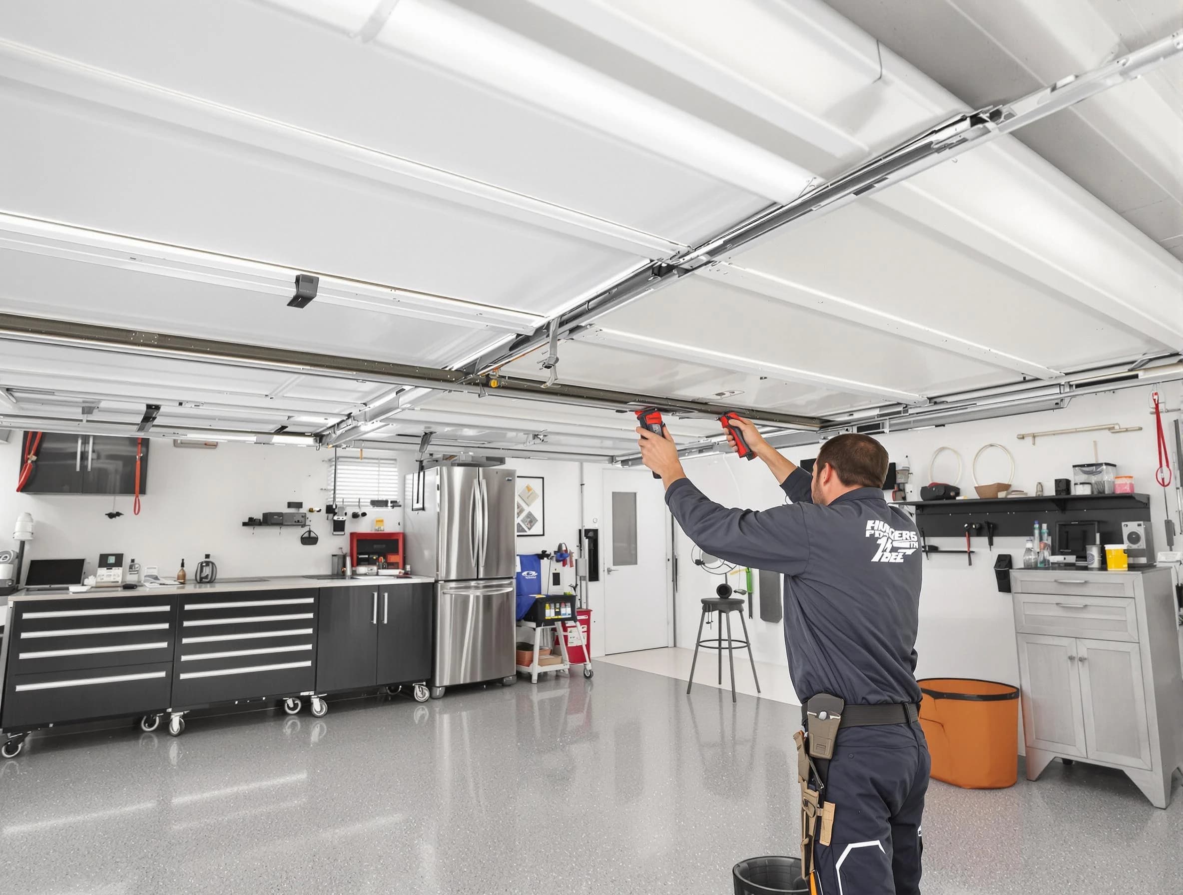 Overhead garage door repair service by Gardendale Garage Door Repair in Gardendale