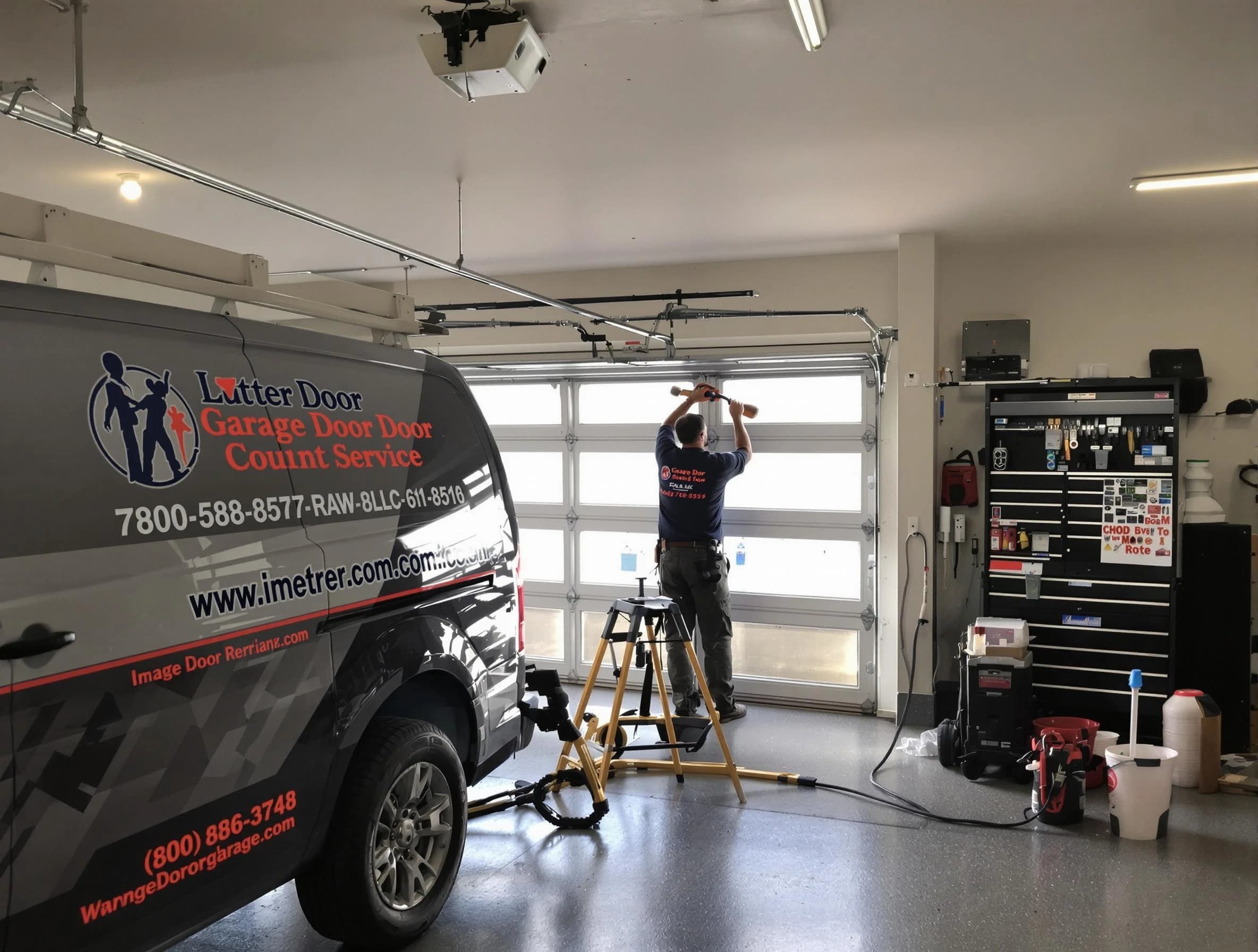 Gardendale Garage Door Repair rapid response team performing same-day repair in Gardendale
