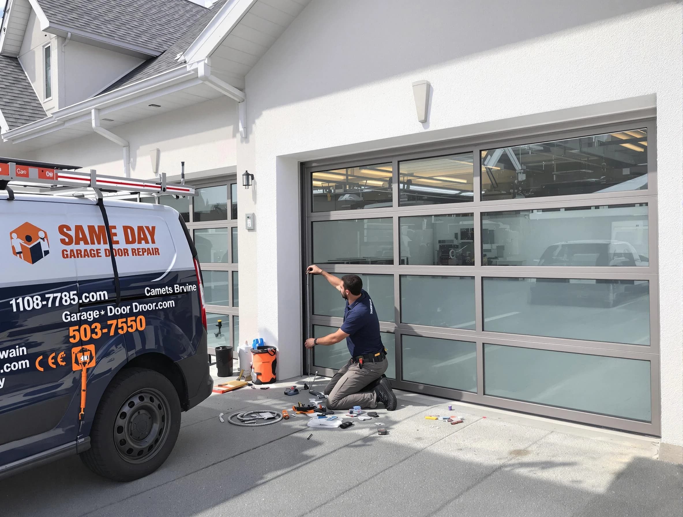 Same-day garage door repair service by Gardendale Garage Door Repair in Gardendale