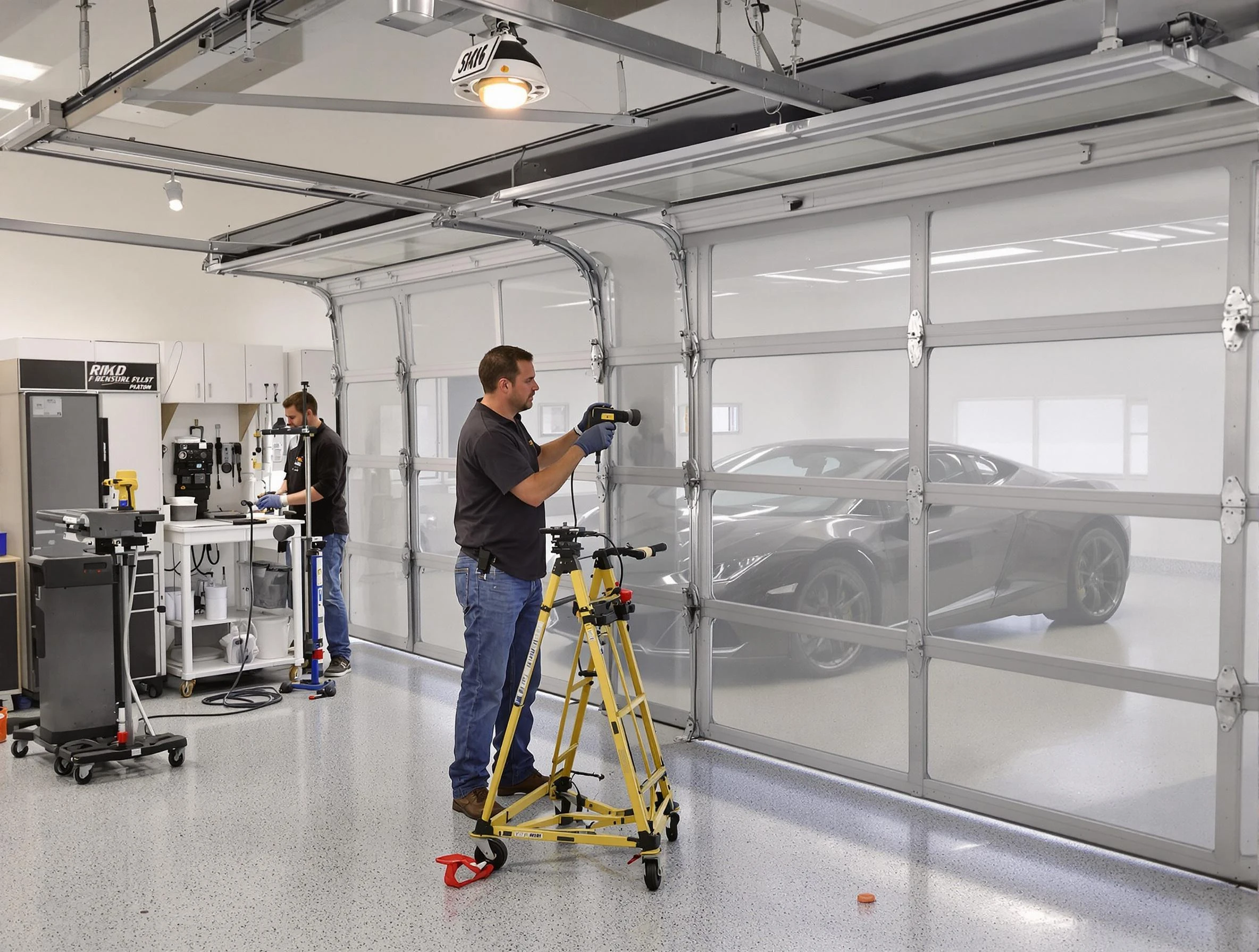 Garage Door Dents Repair in Gardendale