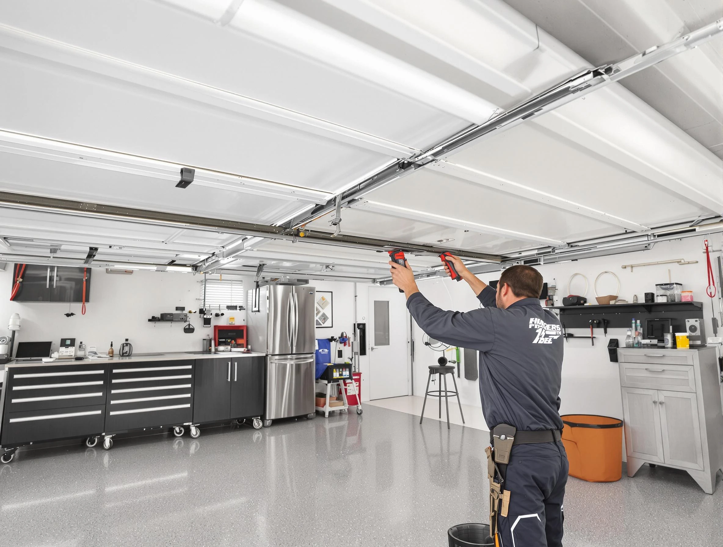 Overhead garage door repair service by Gardendale Garage Door Repair in Gardendale