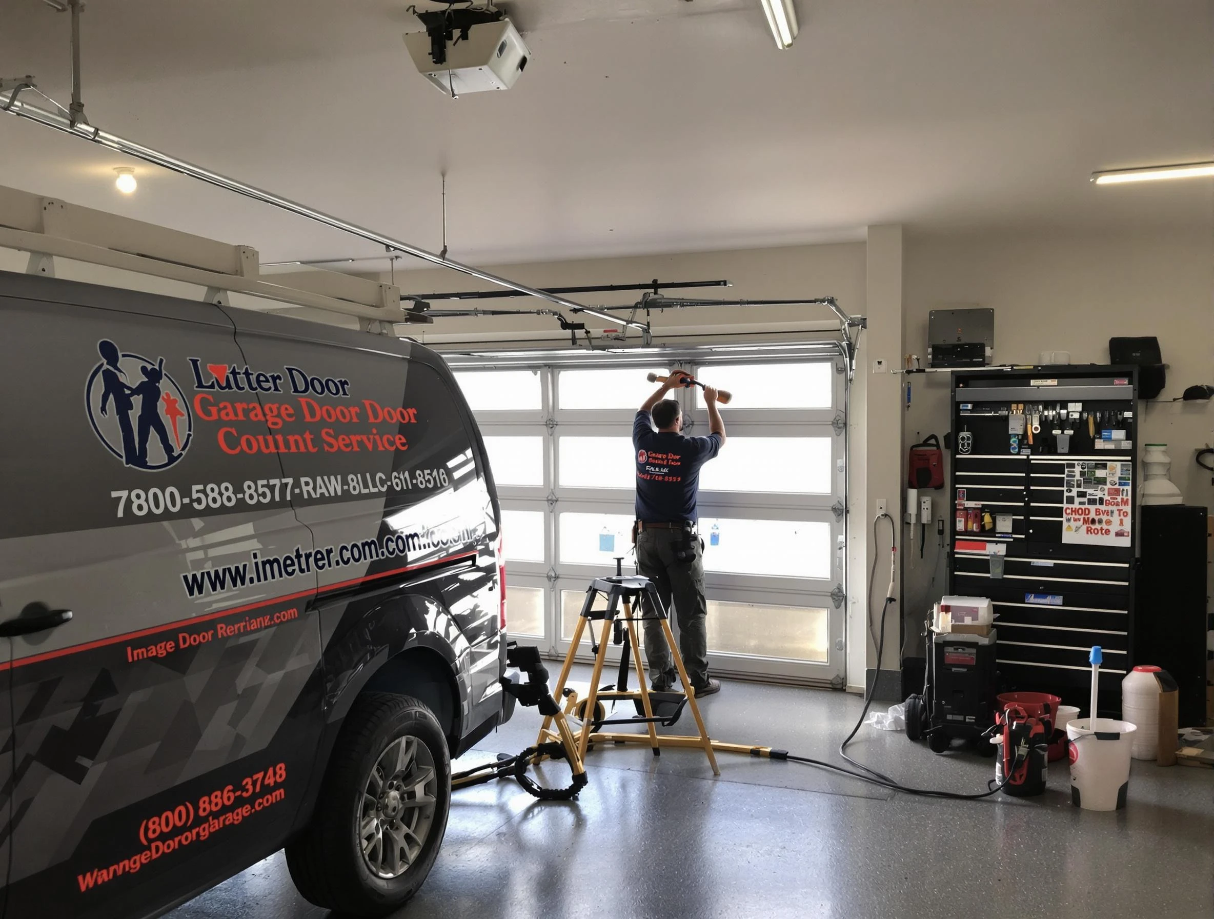 Gardendale Garage Door Repair rapid response team performing same-day repair in Gardendale