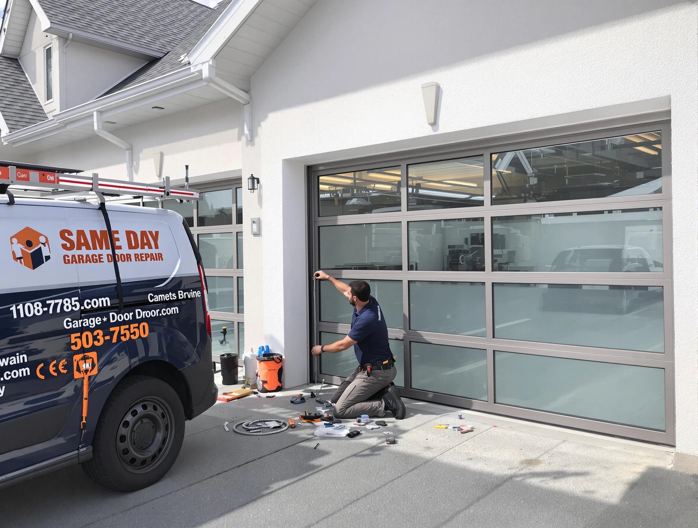 Same-day garage door repair service by Gardendale Garage Door Repair in Gardendale